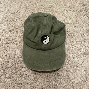 Urban Outfitters Green Ying Yang Hat